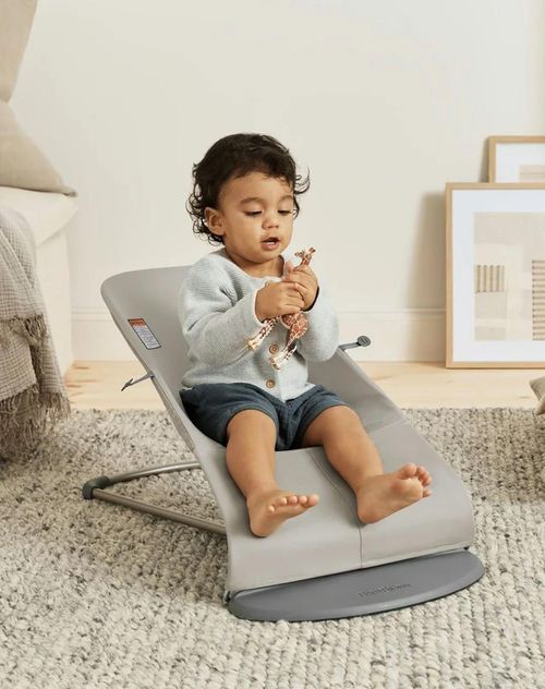 cumpără Leagăn pentru bebeluși BabyBjorn 006080A Bliss 3D jersey, Sand Grey în Chișinău 