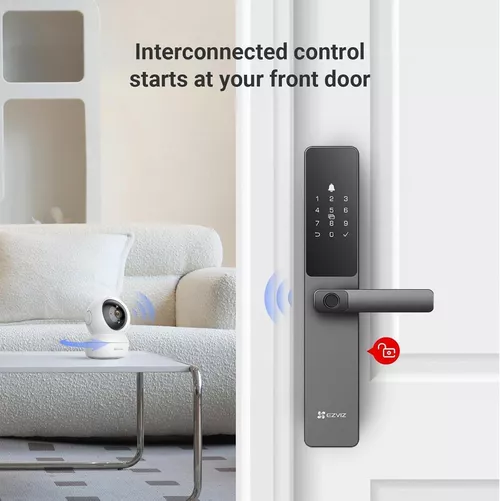 cumpără Lacat inteligent EZVIZ CS-DL05-R201-WBCP-GR Smart Fingerprint Lock în Chișinău 
