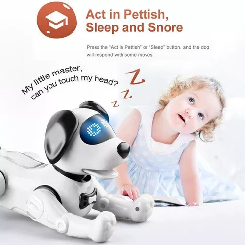 cumpără Jucărie cu telecomandă JJRC RC Intelligent Robot Dog R19, White în Chișinău 