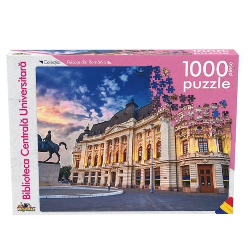 купить Головоломка Noriel NOR5397 Puzzle 1000 piese Biblioteca Nationala в Кишинёве 