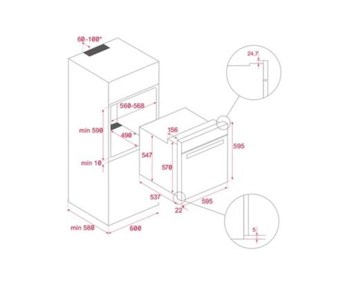 купить Встраиваемый духовой шкаф электрический Teka HSB 6350 SS в Кишинёве 