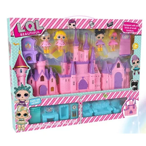 cumpără Căsuță pentru păpuși Essa JY1892 Set Joc Lol Castle (lumină/sunet) în Chișinău 
