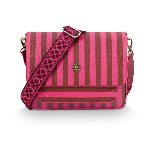 купить Сумка плечевая Pip Studio 51.273.414 Fenna Cross Body Bag Medium Stripe Pink 25x7x20cm Pink в Кишинёве 