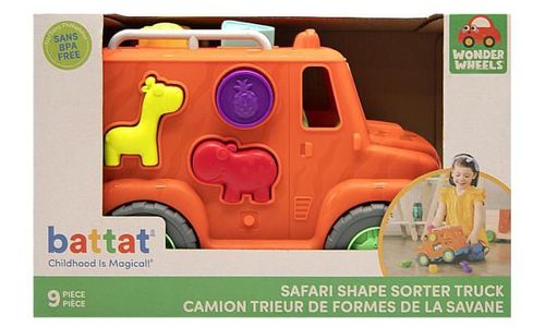 cumpără Puzzle Battat BT1029Z Sortator Jeep, orange, cod 60399 în Chișinău 