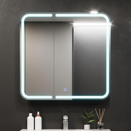 cumpără Oglindă baie Bayro Sonata LED touch 900x760 alb în Chișinău 