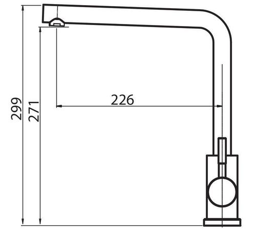cumpără Bateria bucătărie Helika-AquaSanita 5553E-111 FORTEEKO Silica în Chișinău 