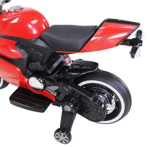 cumpără Mașină electrică pentru copii Golden Baby SX1628-G Motocicleta electrica 12V7AHx1&2x25W, roșie, GB2603 în Chișinău 