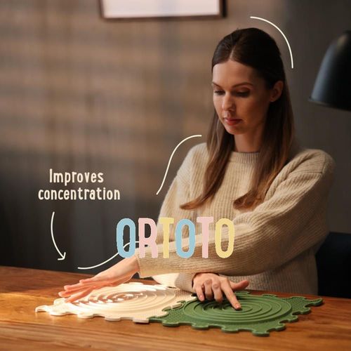 купить Коврик игровой Ortoto OTO-S-SLB Ortopedic-Puzzle Set Labirint Sensorial 2pcs в Кишинёве 