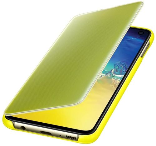 купить Чехол для смартфона Samsung EF-ZG970 Clear View Cover Beyound Yellow в Кишинёве 