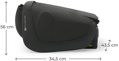 cumpără Scaun auto KinderKraft KCUNIT02BLK0000 Unity 2 I-Size 100-150cm Black în Chișinău 
