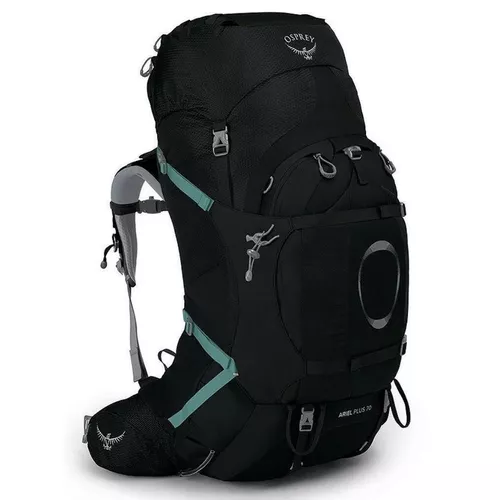 cumpără Rucsac turistic Osprey Ariel Plus 70 Black WM/WL (843820109733) în Chișinău 