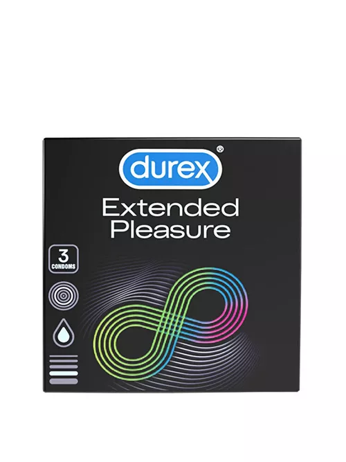 Презервативы с анестетиком Durex Extended Pleasure (3 шт) 