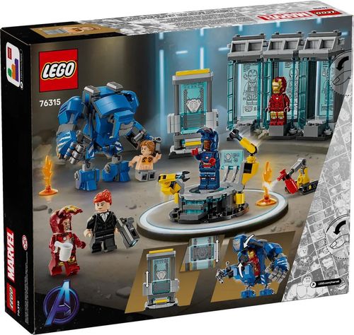 купить Конструктор Lego 76315 Super Heroes Iron Man's Laboratory: Hall Of Armor в Кишинёве 