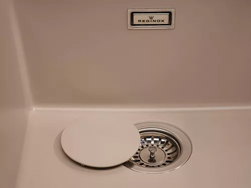 cumpără Accesoriu pentru chiuvete de bucătărie Reginox R41444 Wasteplug cover plate Champagne în Chișinău 