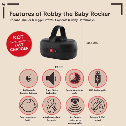 cumpără Accesorii pentru cărucior Zazu ROBBY the Rocker BLACK în Chișinău 