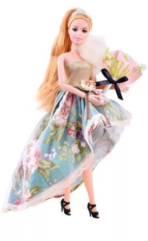 купить Кукла Essa QJ078D Păpușa Emily de vară cu buchet și accesorii в Кишинёве 