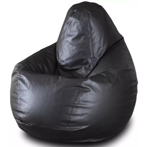купить Кресло-мешок BeanBag BM0568, Груша из глянцевой экокожи Max, L, Чёрный в Кишинёве 