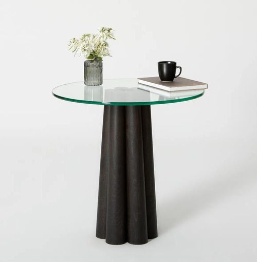 купить Журнальный столик Trendy Thales, Negru, Transparent в Кишинёве 