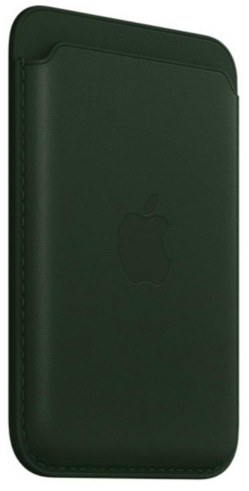 cumpără Husă pentru smartphone Apple iPhone Leather Wallet with MagSafe Sequoia Green MM0X3 în Chișinău 