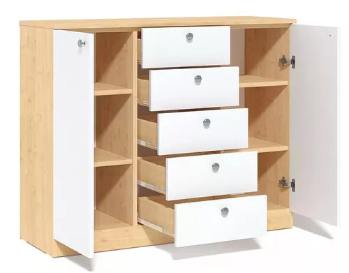 cumpără Comodă Fabrik Home № 3 Techno клён/белый ясень în Chișinău 