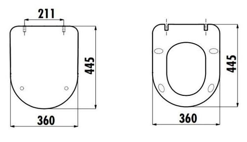 cumpără Capac WC Creavit KC0903.01.1400E Free bl.matt în Chișinău 