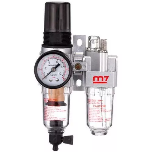 купить Аксессуар для систем отопления Mighty Seven SV-2220 Блок фильтр-редуктор-лубрикатор 1/4", 1100 л/мин. в Кишинёве 
