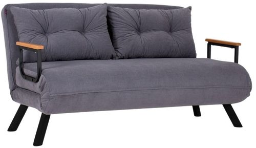купить Диван Trendy Sando extensibila cu 2 locuri 78x78x133cm Gri в Кишинёве 