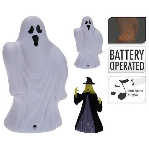 cumpără Decor Promstore 42678 Сувенир Halloween Привидение / Ведьма LED и музыка 14cm în Chișinău 