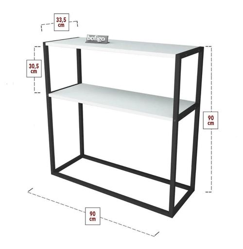 купить Офисный стеллаж Nex Home Комод, 90x34x89,5 см, Белый (14-01-01) в Кишинёве 