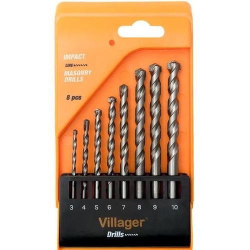 cumpără Burghiu Villager Set Burghie beton 8buc (062716) în Chișinău 