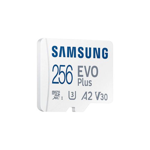 купить 256GB Samsung EVO Plus MB-MC256KA/RU microSDXC (Class 10 UHS-I U3, A2, V30) with Adapter, Transfer Speed up to 130MB/s (card de memorie/карта памяти) в Кишинёве 