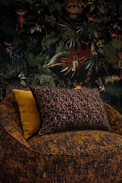 cumpără Lenjerie de pat Moooi 239552 Bearded Leopard Cushion 40x60 Brown în Chișinău 