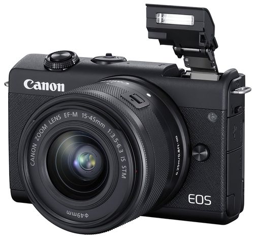 купить Фотоаппарат беззеркальный Canon EOS M200 + 15-45 IS STM + 55-200 IS STM Black в Кишинёве 