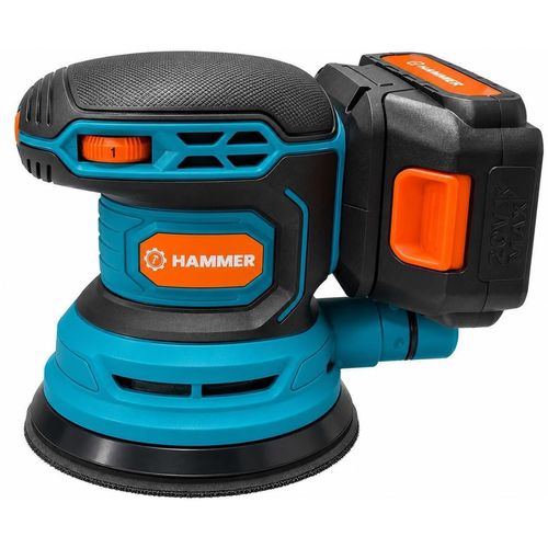 купить Шлифовальная машина Hammer 41615 cu acumulator, orbitals, Li-Ion 21V, 125mm, 12000rpm в Кишинёве 