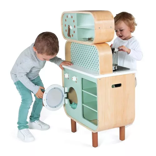 cumpără Bucătărie și veselă de jucărie Janod J06594 Bucatarie din lemn Kitchen Reverso Playset în Chișinău 
