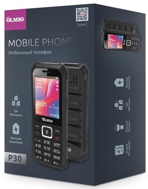 купить Телефон мобильный Partner 38944 P30 Black в Кишинёве 