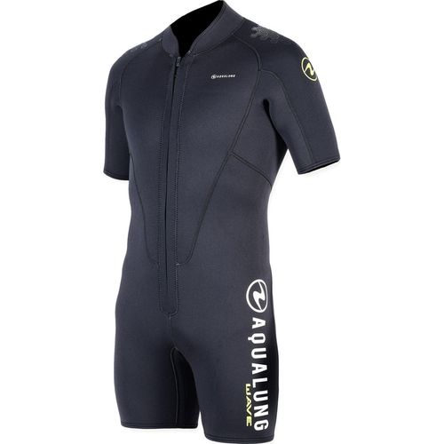 купить Аксессуар для плавания AquaLung Costum scufundare neopren WAVE Shorty Rev. 4 mm M Blk B.Grn L в Кишинёве 