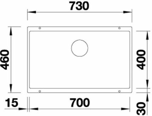 купить Мойка кухонная Blanco Subline 700-U (526001) в Кишинёве 
