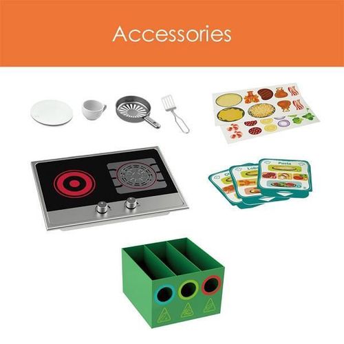cumpără Complex de joacă pentru copii Hape E3177 Bucătărie din lemn cu friteuză Deluxe în Chișinău 