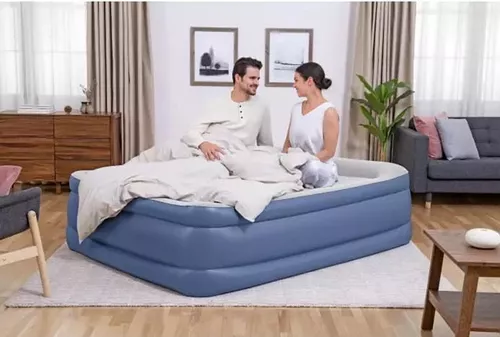 cumpără Saltea gonflabilă Bestway 67614 Queen 203x152x56cm cu pompa incorp în Chișinău 
