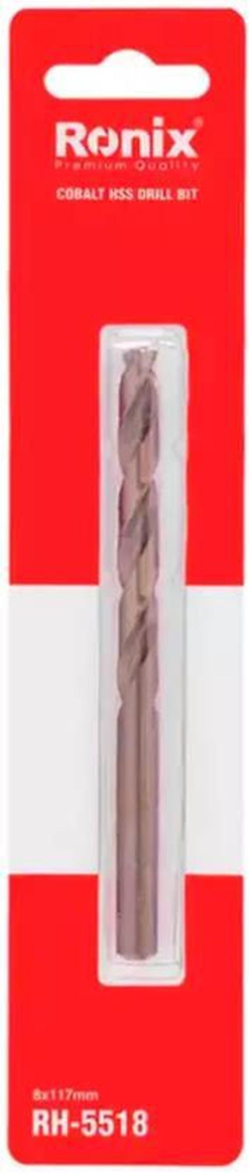 купить Сверло Ronix RH-5518 Сверло по металлу CO5% HSS 8,0mm в Кишинёве 