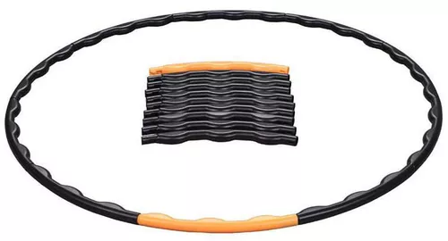 купить Спортивное оборудование inSPORTline 2983 Cerc hoola hoop d=105 cm 6860 black-orange 385 gr в Кишинёве 