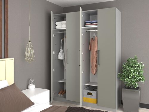 купить Шкаф Bayro Serenity 1600x2200x518 trend grey в Кишинёве 