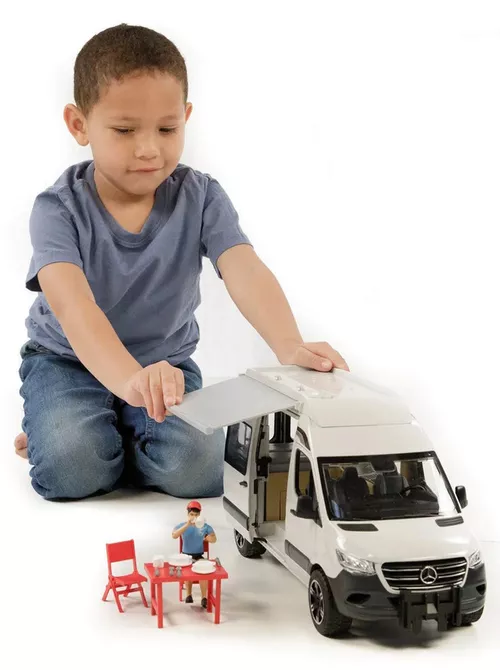 cumpără Mașină Bruder 2672 MB Sprinter Camper cu sofer, 50740 în Chișinău 