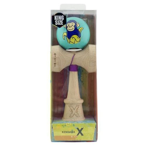 купить Активная игра Essa 164577 Kendama Super Sticky X Original, 7.5x6x18cm, Maimuță, turcoaz в Кишинёве 