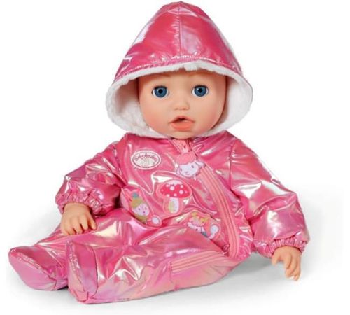 cumpără Păpușă Zapf 709597 Salopetă de iarnă Baby Annabell roz metalizat (43cm) în Chișinău 