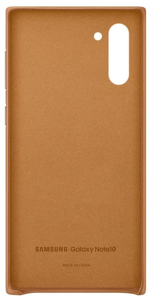 купить Чехол для смартфона Samsung EF-VN970 Leather Cover Camel в Кишинёве 