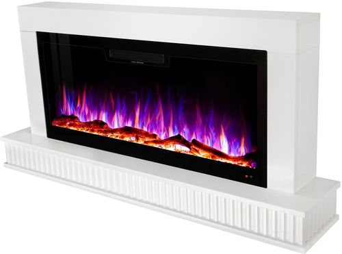 купить Камин электрический ArtFlame Fluxa & Vegas 42, 680x1400x270mm, Alb в Кишинёве 