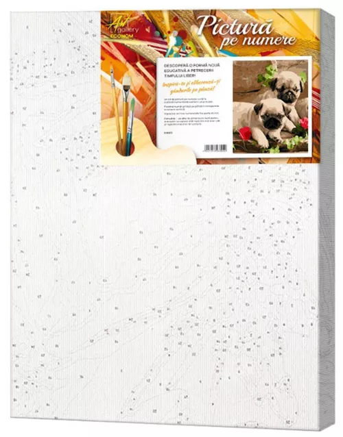 купить Картина по номерам Art Gallery EX6903 Micii mopsi 30x40cm Eco в Кишинёве 