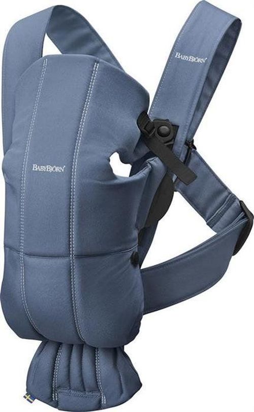 Анатомический рюкзак-кенгуру BabyBjorn Mini Vintage Indigo 